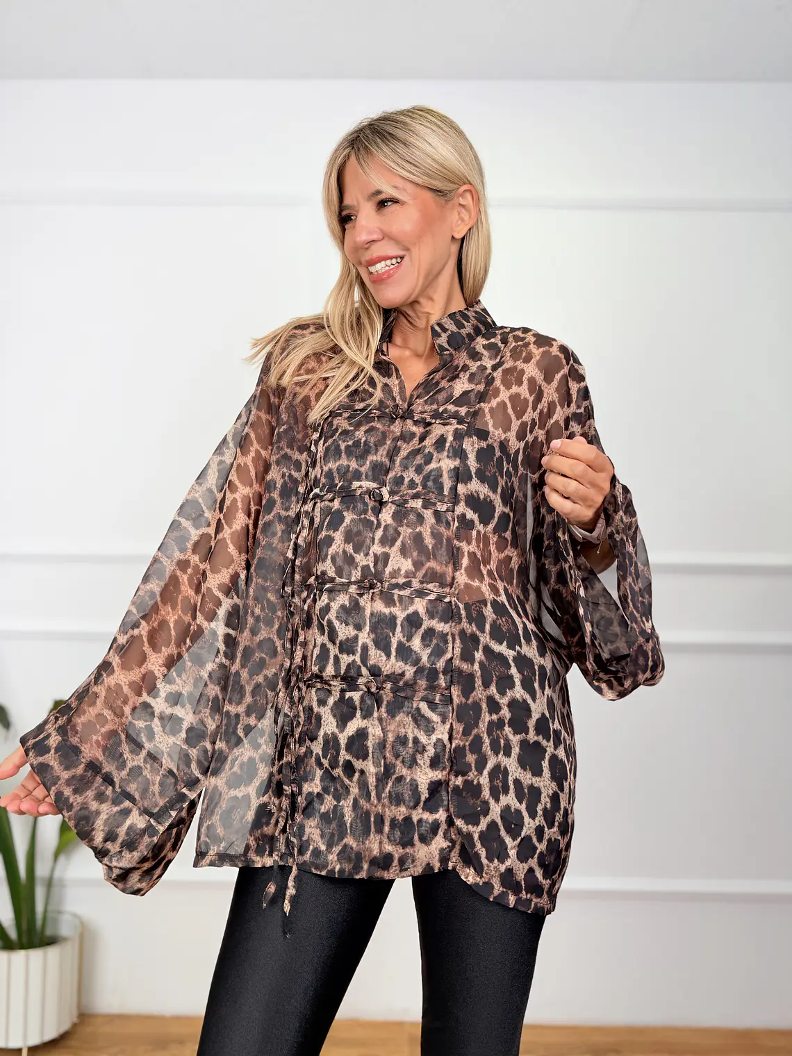 Aria Downtown Shirt Brown 26535     1