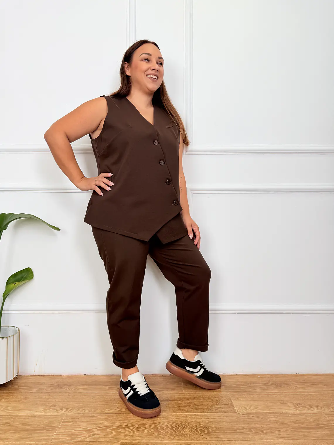 Briar Set Brown 2370 Plus Size  2