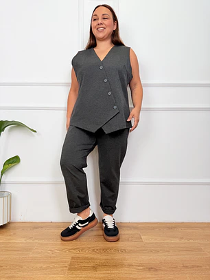 Briar Set Charcoal  2370 Plus Size 