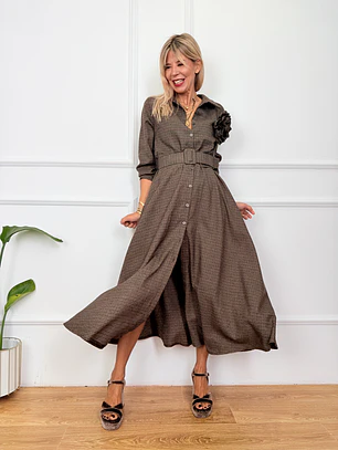 Wyatt Dress Brown 4085 