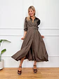 Wyatt Dress Brown 4085  - thumbnail 1