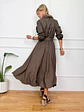 Wyatt Dress Brown 4085  - thumbnail 3