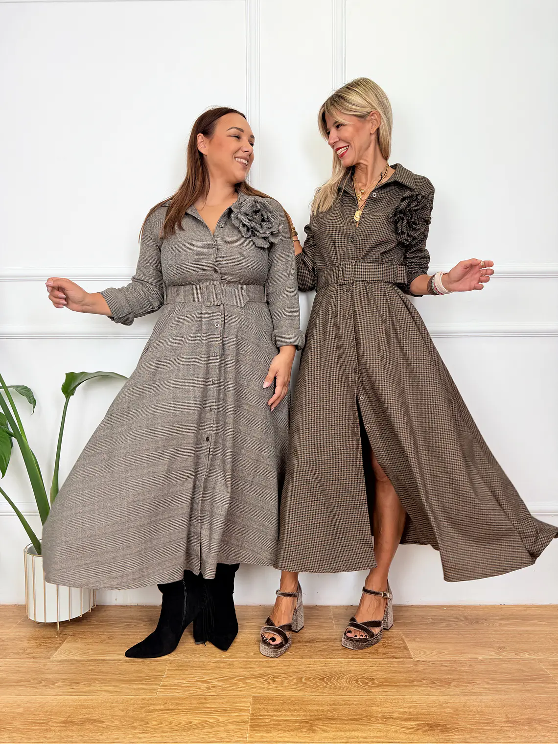 Wyatt Dress Brown 4085  2