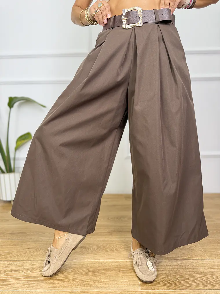 Fern Zip Cullot Brown 5201  4