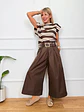 Fern Zip Cullot Brown 5201  - thumbnail 1