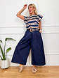Fern Zip Cullot Blue 5201  - thumbnail 2