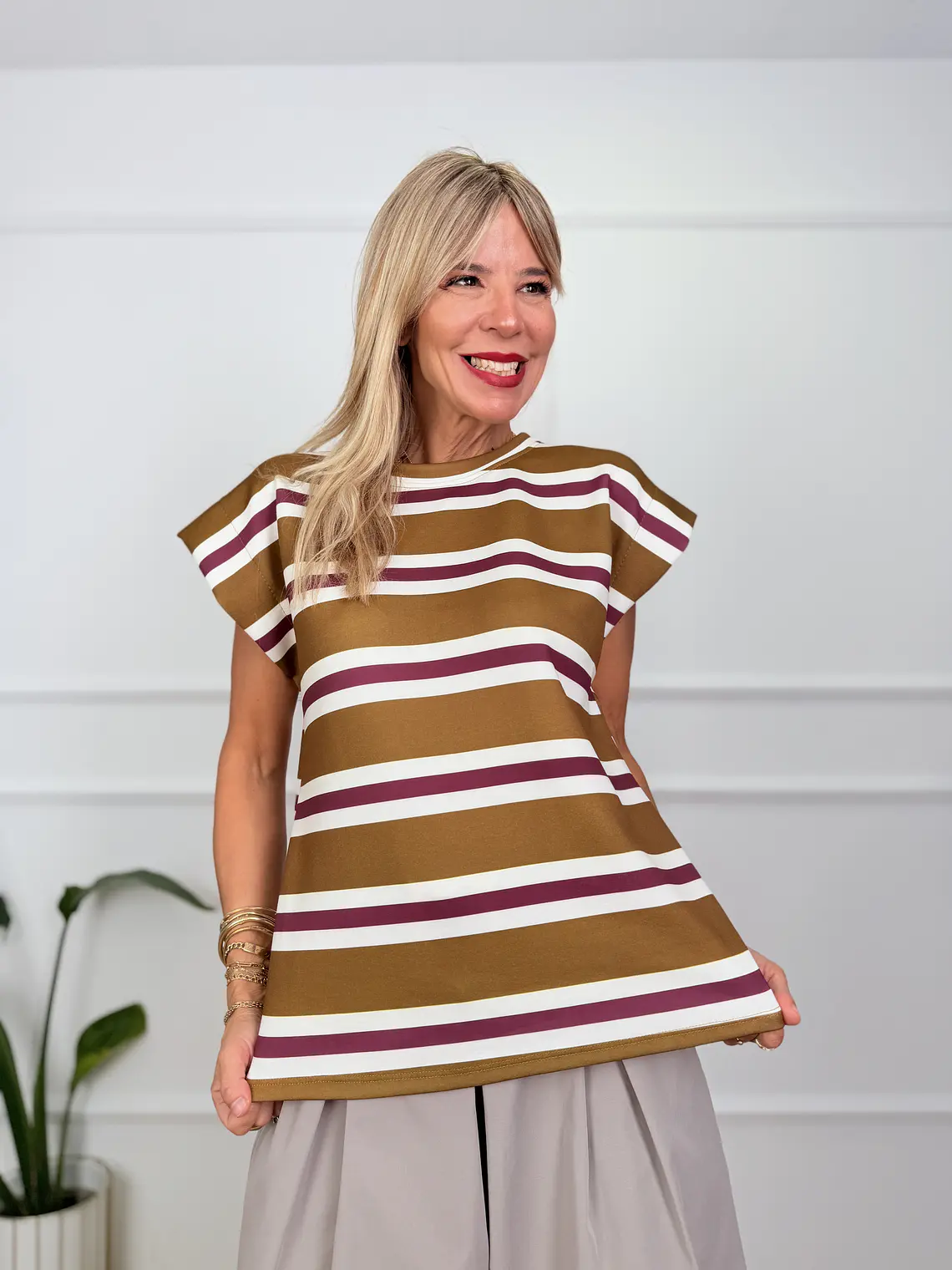 Percy T-shirt Mustard 792121  1