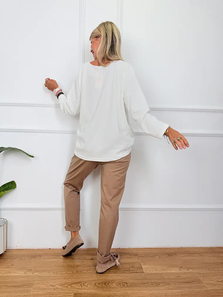 Zephyr Blouse Ivory 91516   4