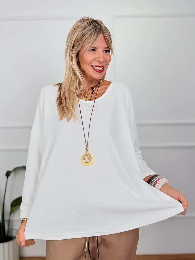 Zephyr Blouse Ivory 91516   1