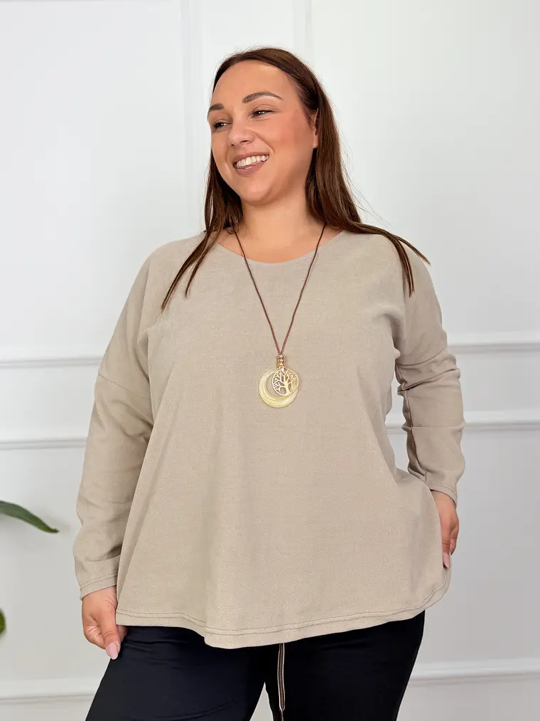 Zephyr Blouse Sand 91516  1