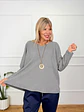 Zephyr Blouse Grey 91516   - thumbnail 1