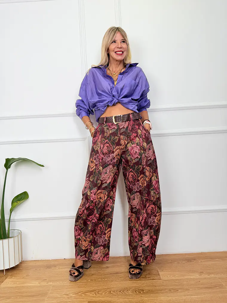 Guinevere Pants Wine D10037 1