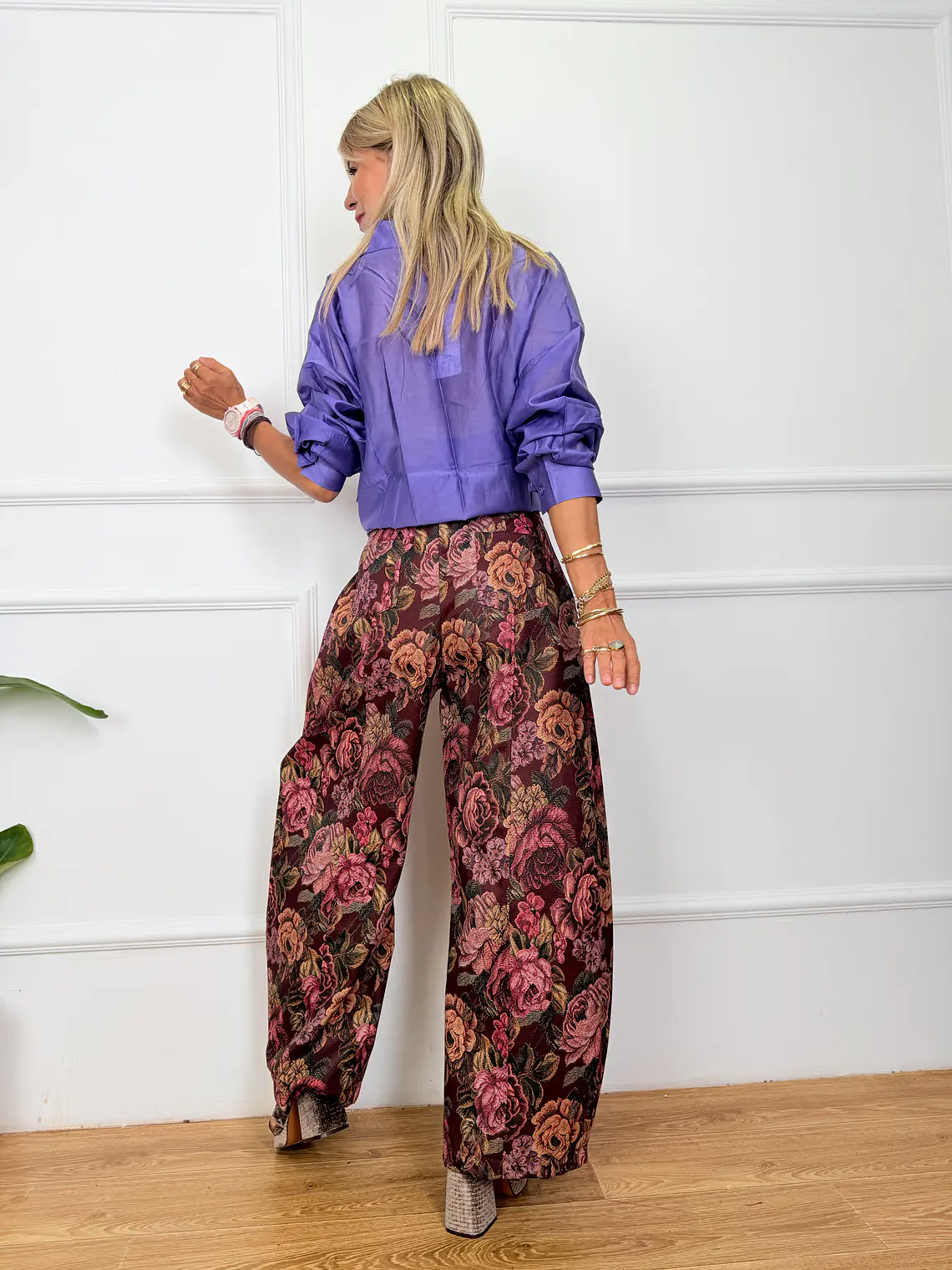 Guinevere Pants Wine D10037 3