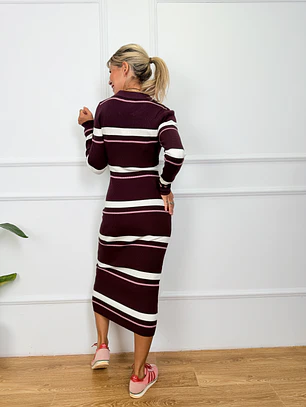 Felix Midi Dress Wine 69668 