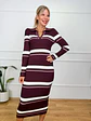 Felix Midi Dress Wine 69668  - thumbnail 3
