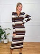 Felix Midi Dress Brown 69668 - thumbnail 3
