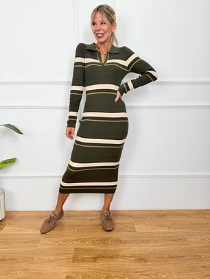 Felix Midi Dress Pine 69668  