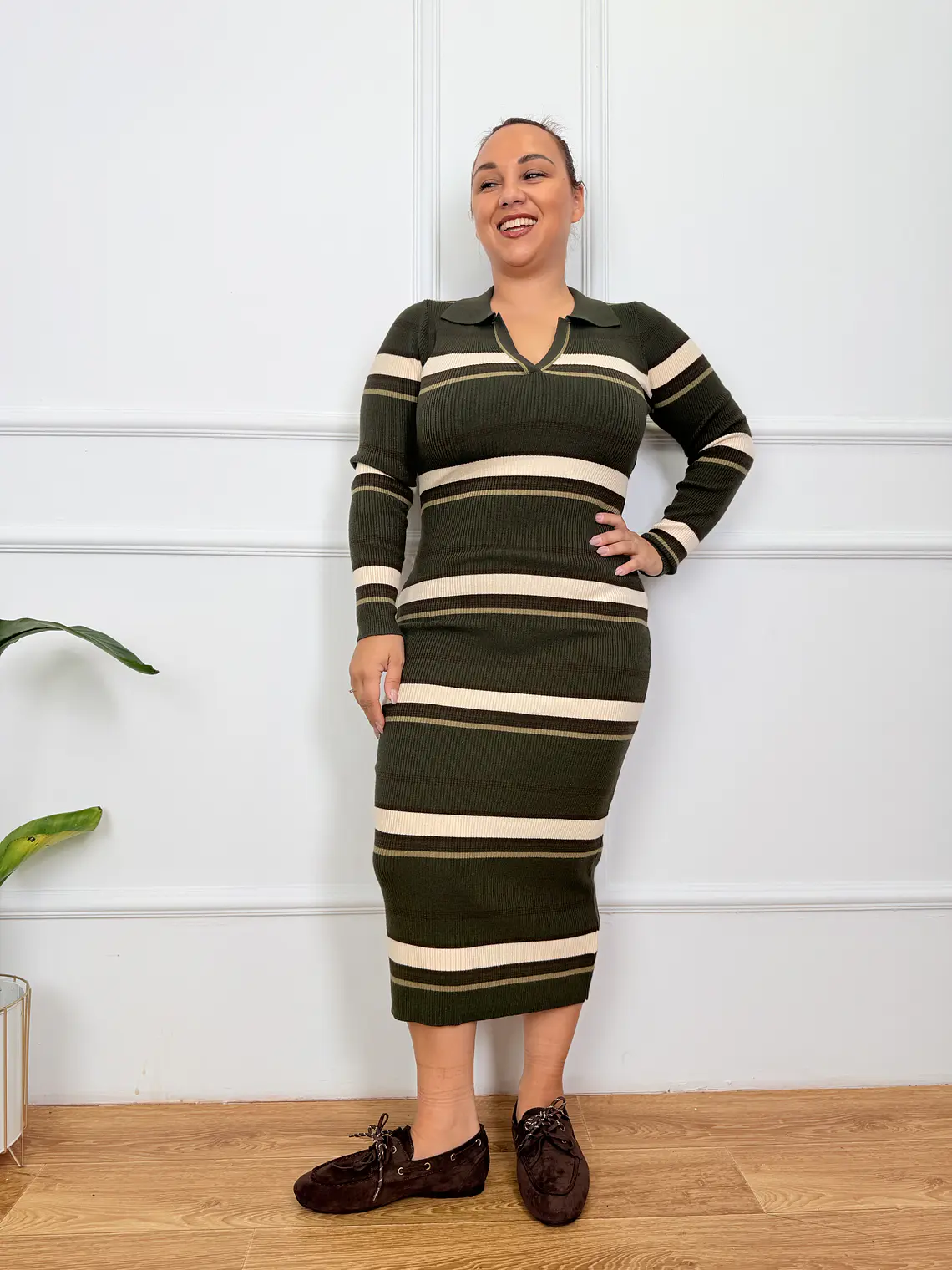 Felix Midi Dress Pine 69668   1