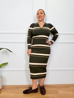Felix Midi Dress Pine 69668  