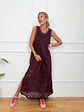 Atticus Maxi Dress Wine 9082-2  - thumbnail 2