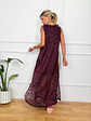 Atticus Maxi Dress Wine 9082-2  - thumbnail 3