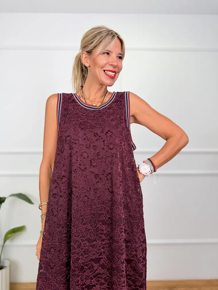 Atticus Maxi Dress Wine 9082-2  4