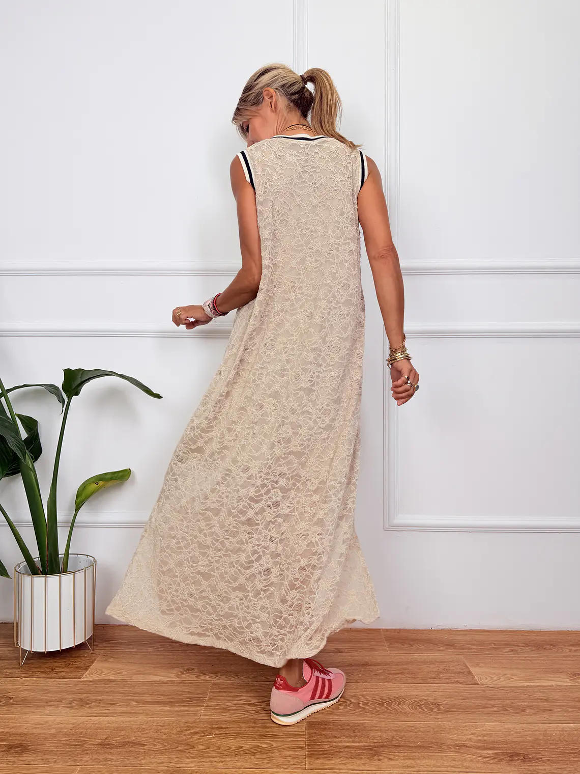 Atticus Maxi Dress Ivory 9082-2 3