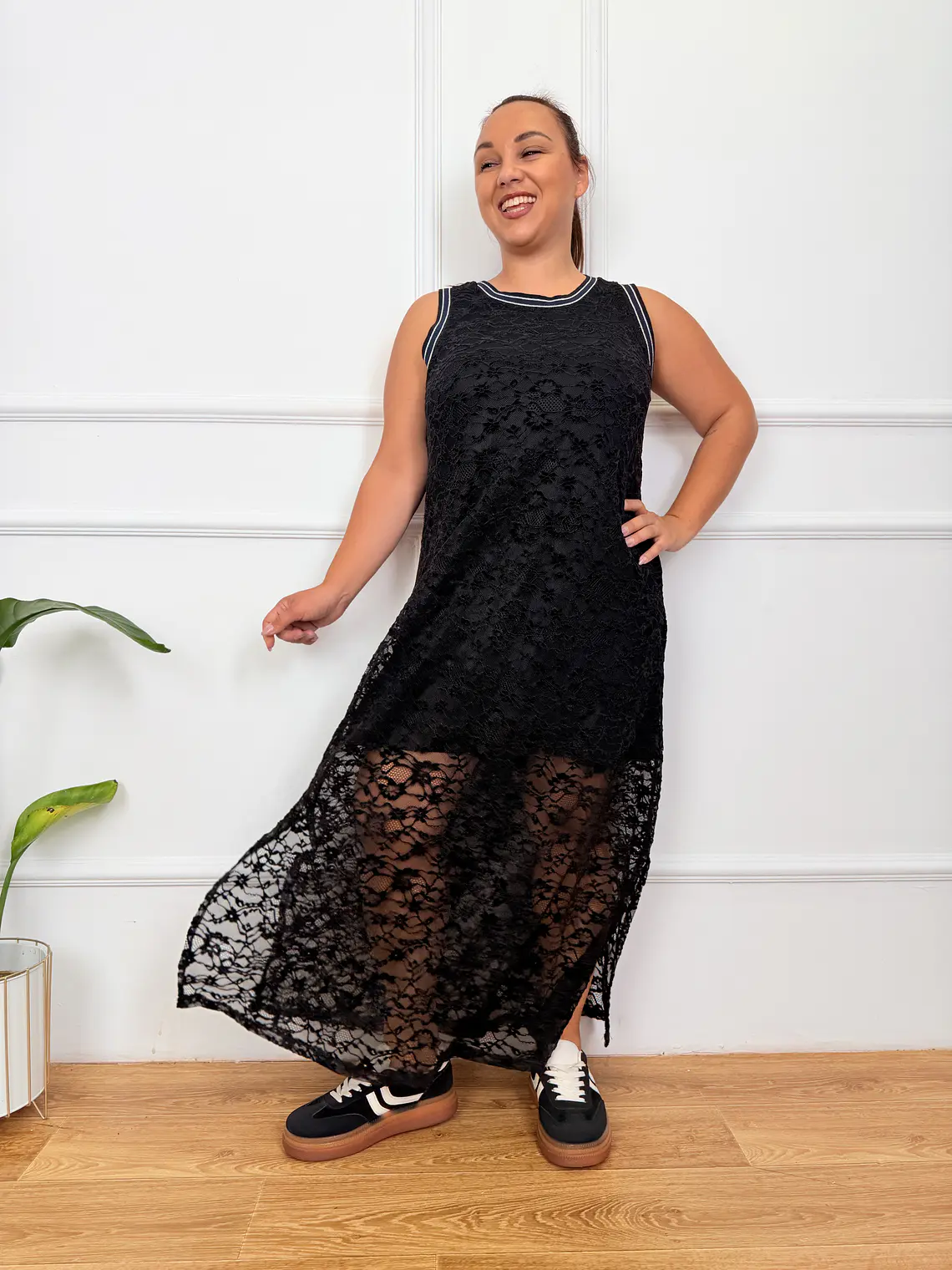 Atticus Maxi Dress Black 9082-2   1