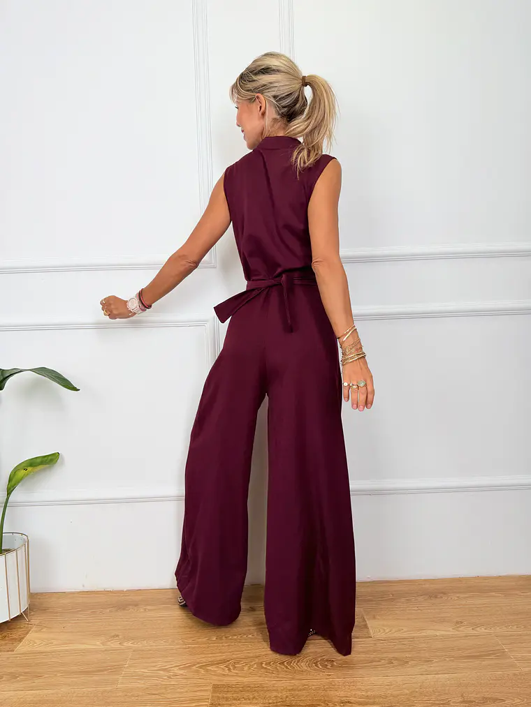 Narnia Jumpsuit Wine 14508    3