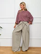 Atlas Stripped Blouse Wine 12000   - thumbnail 3