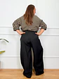 Atlas Stripped Blouse Black 12000  - thumbnail 4