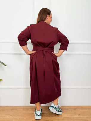 Anex Dress Wine 26200  