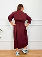 Anex Dress Wine 26200   - thumbnail 2