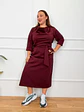 Anex Dress Wine 26200   - thumbnail 1