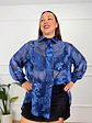 Imelda Floral Shirt Blue 58271  - thumbnail 1