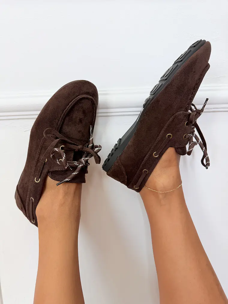MOCCASINS SUETE BROWN BHY1688 2