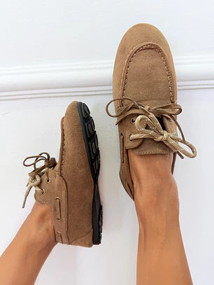 MOCCASINS SUETE KAKHI BHY1688