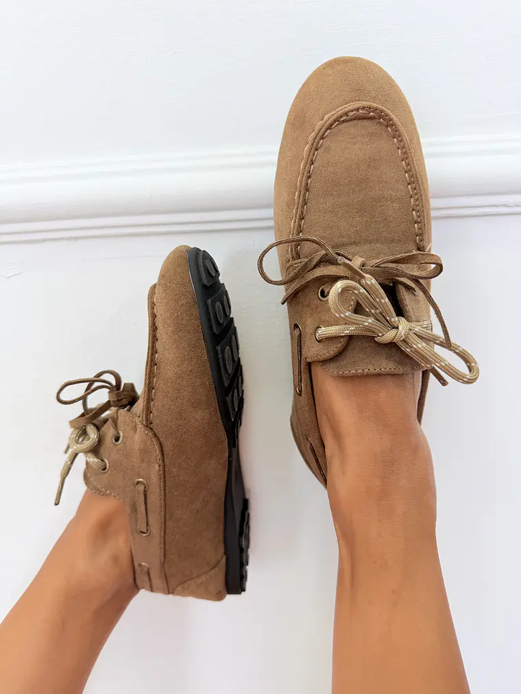 MOCCASINS SUETE KAKHI BHY1688 1