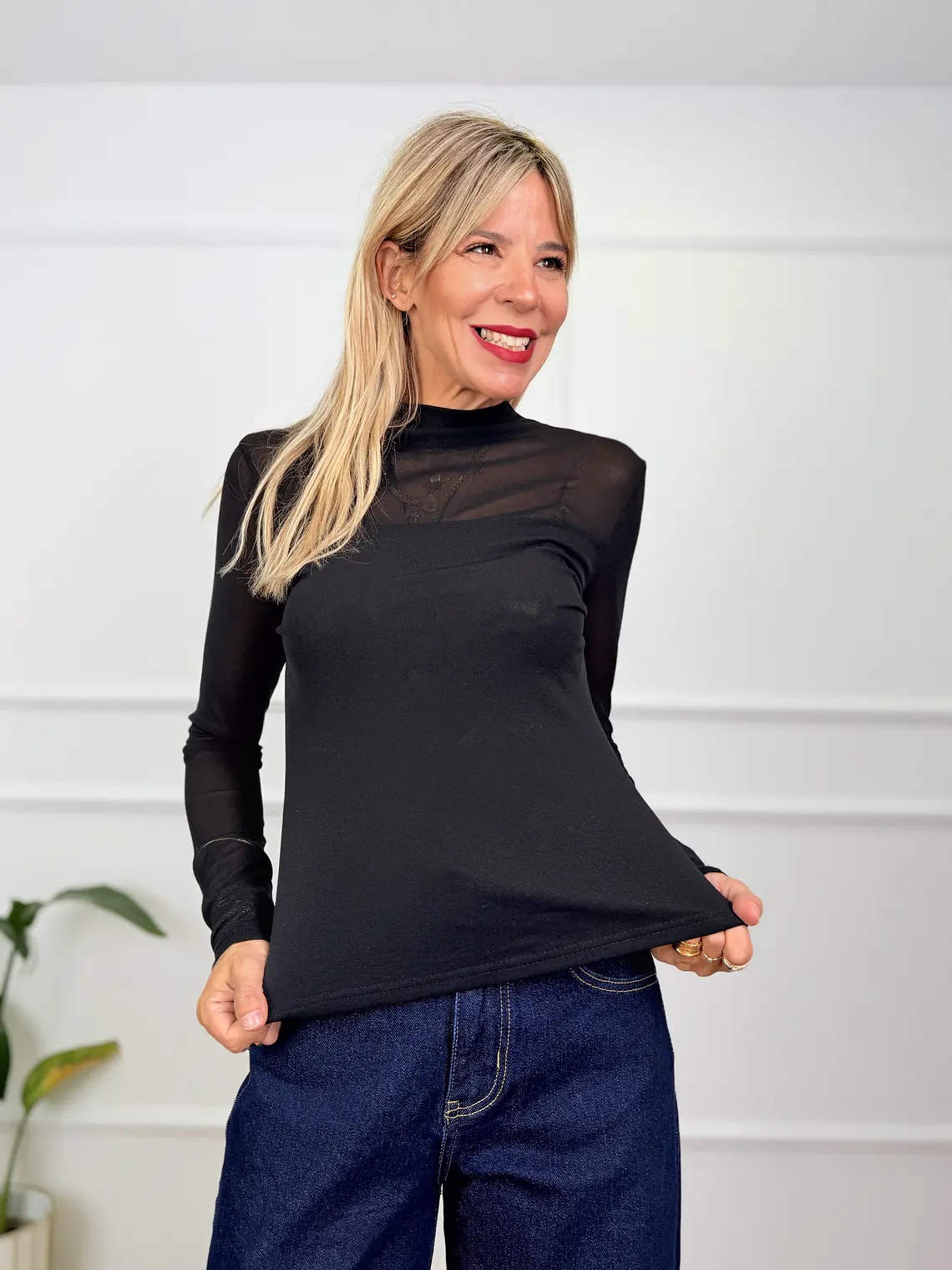 Beatrice Blouse Black 63089 1