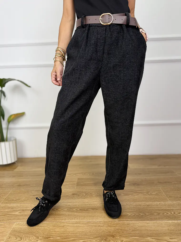 Astrid Pants Charcoal 7668  4