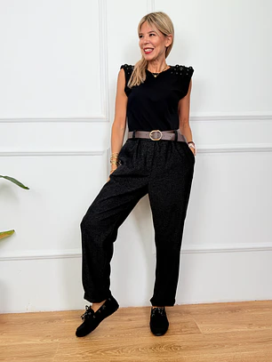 Astrid Pants Charcoal 7668 