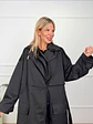 Alexander Trench Coat Black 6395 - thumbnail 4