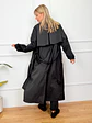 Alexander Trench Coat Black 6395 - thumbnail 3