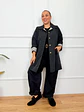 Gideon Trench Coat Black 5047-3  - thumbnail 3