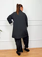 Gideon Trench Coat Black 5047-3  - thumbnail 4