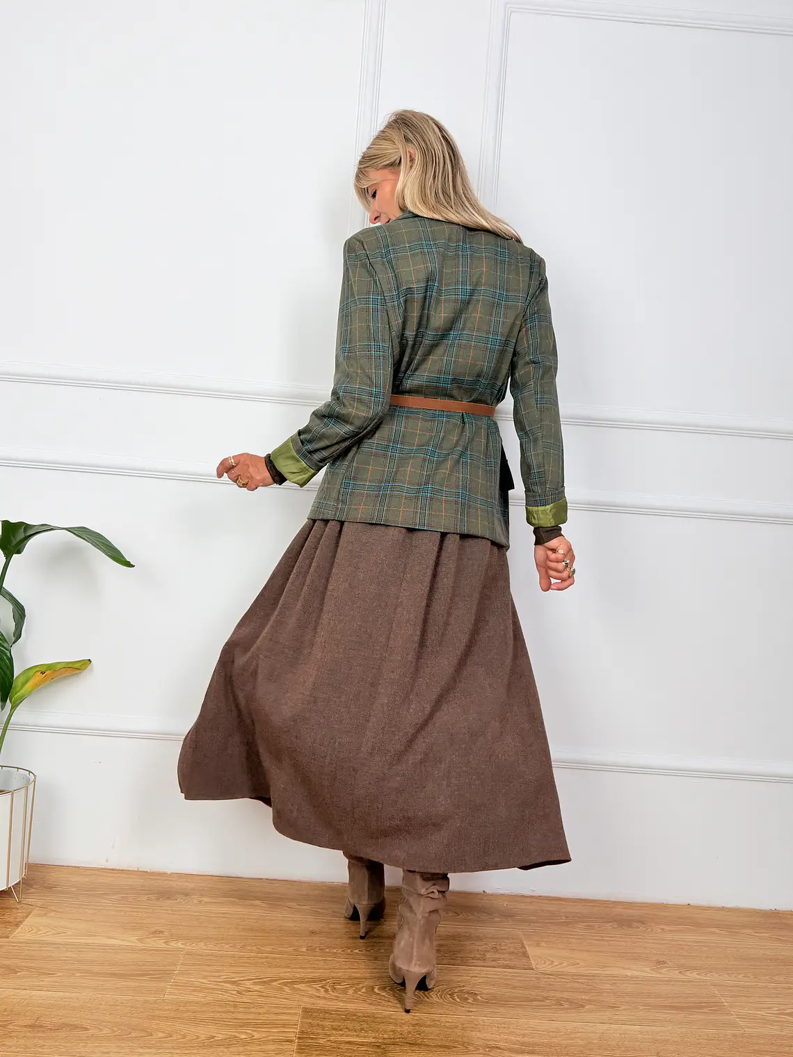 Crispin Blazer Chaki 4182  4