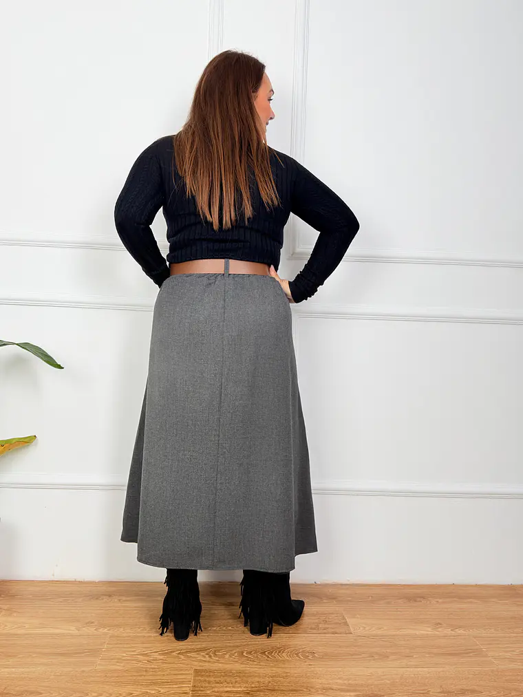 Winter Skirt Grey 52123FL1  2