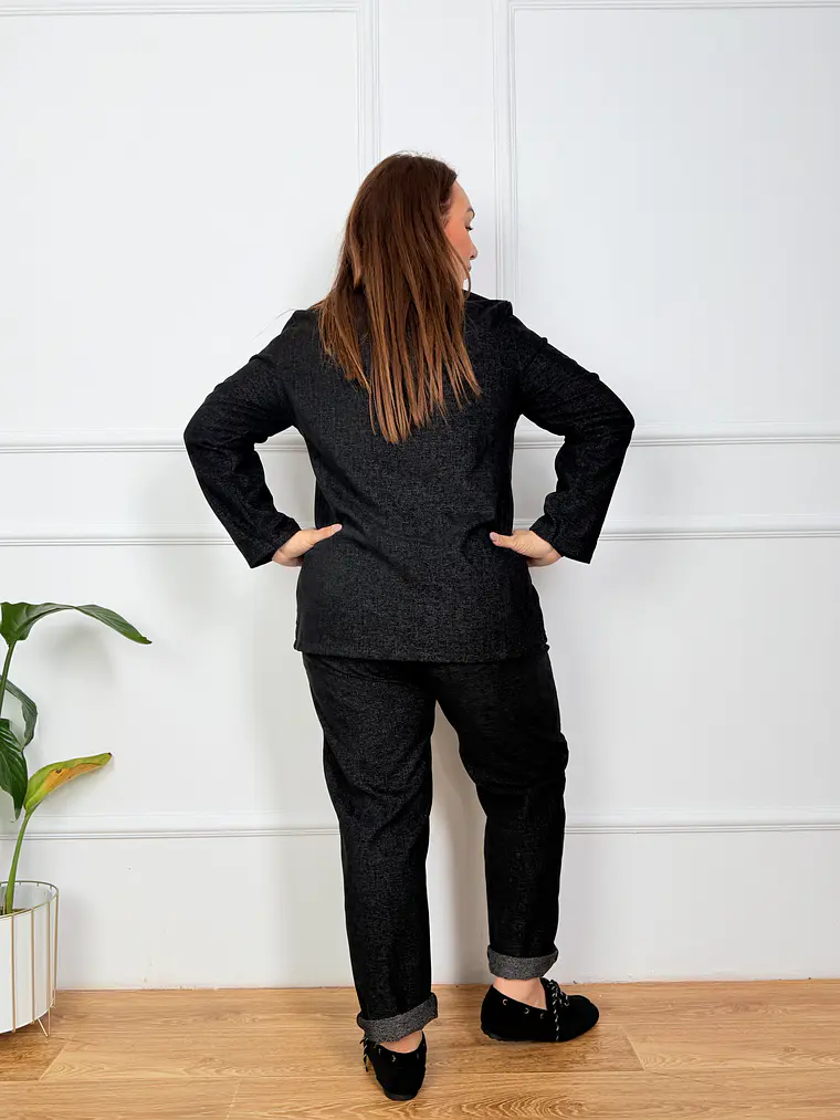 Holly Blazer Black 23689  3