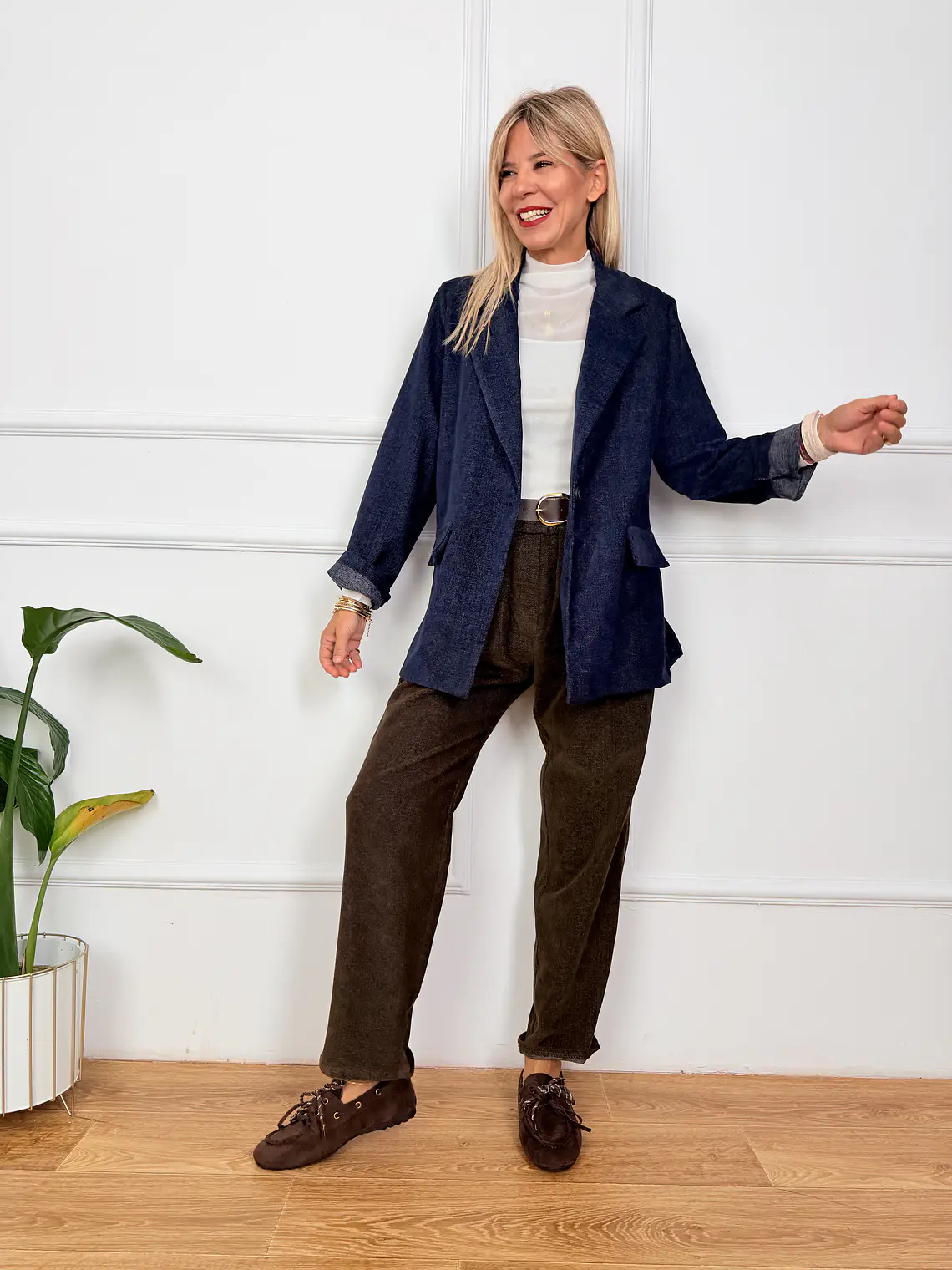Holly Blazer Blue 23689 2
