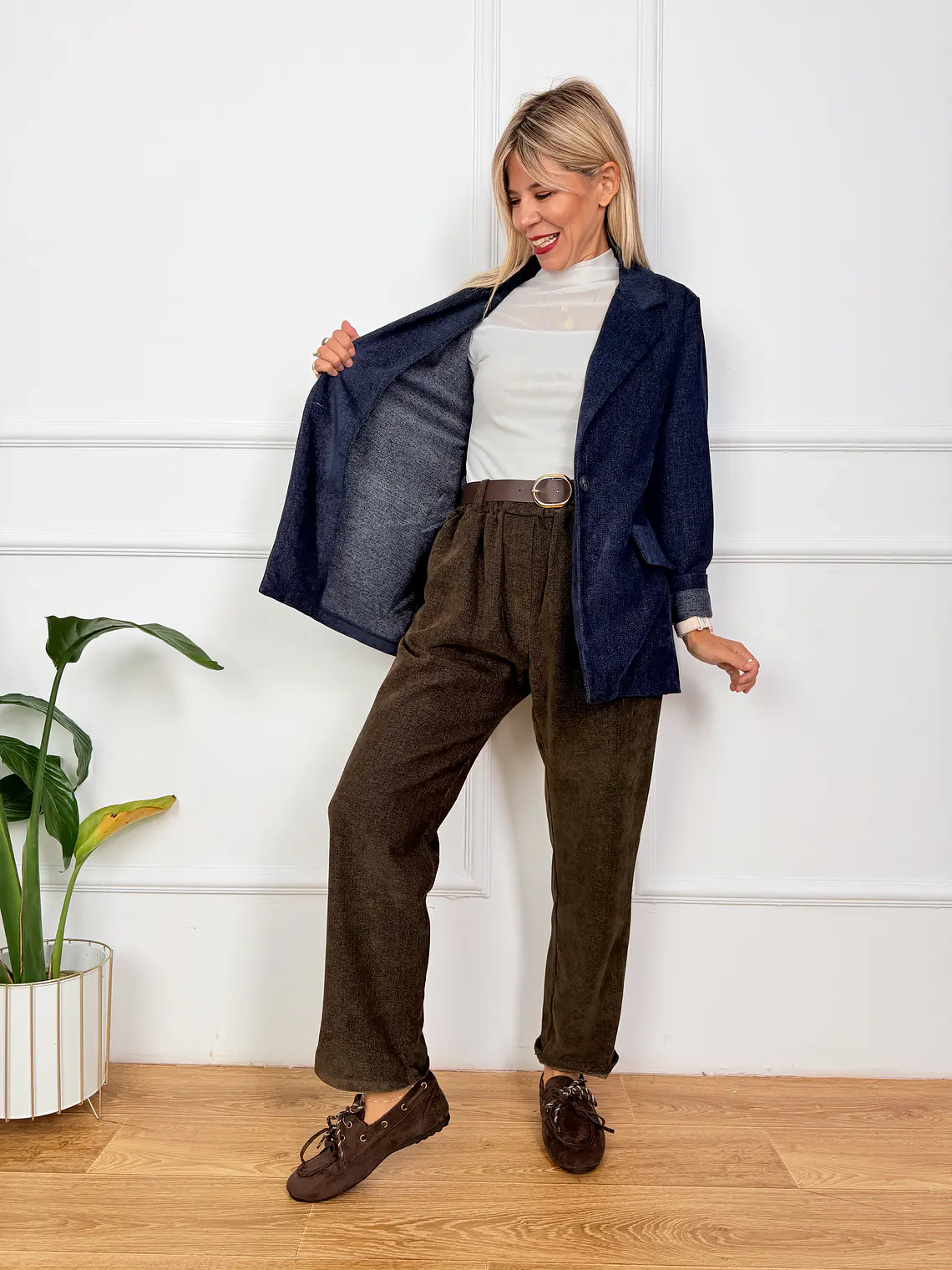 Holly Blazer Blue 23689 3